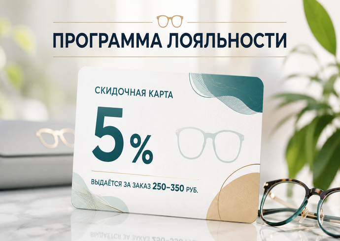 Дисконтные карты постоянного клиента