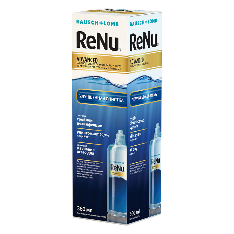 Универсальный раствор для линз ReNu Advanced