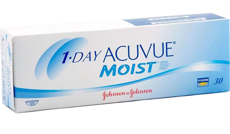 Контактные линзы 1-DAY Acuvue Moist (1 шт.)