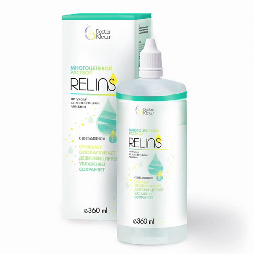 Раствор для линз Relins 360 мл