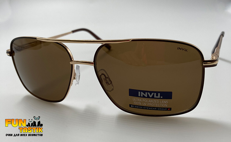 Мужские солнцезащитные очки INVU B1203B